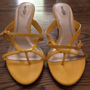 East 5th Yellow Dressy Sandals Size 8.5